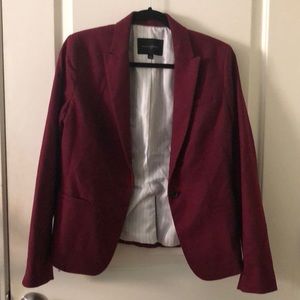 Burgundy blazer
